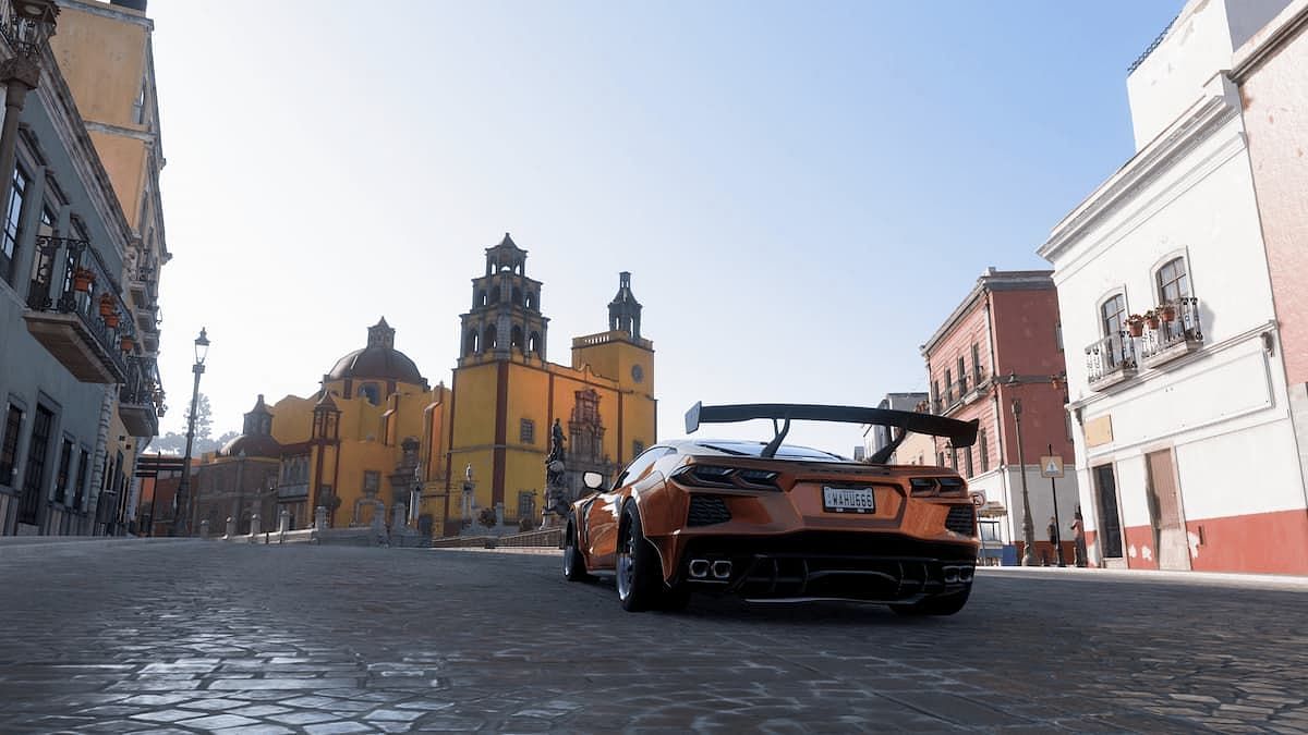 A player parked in Guanajuato. (Image via Playground Games)