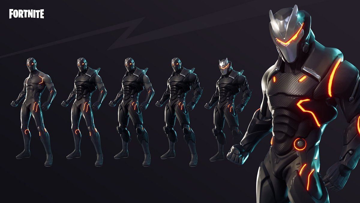The different Omega skin styles (Image via Epic Games)