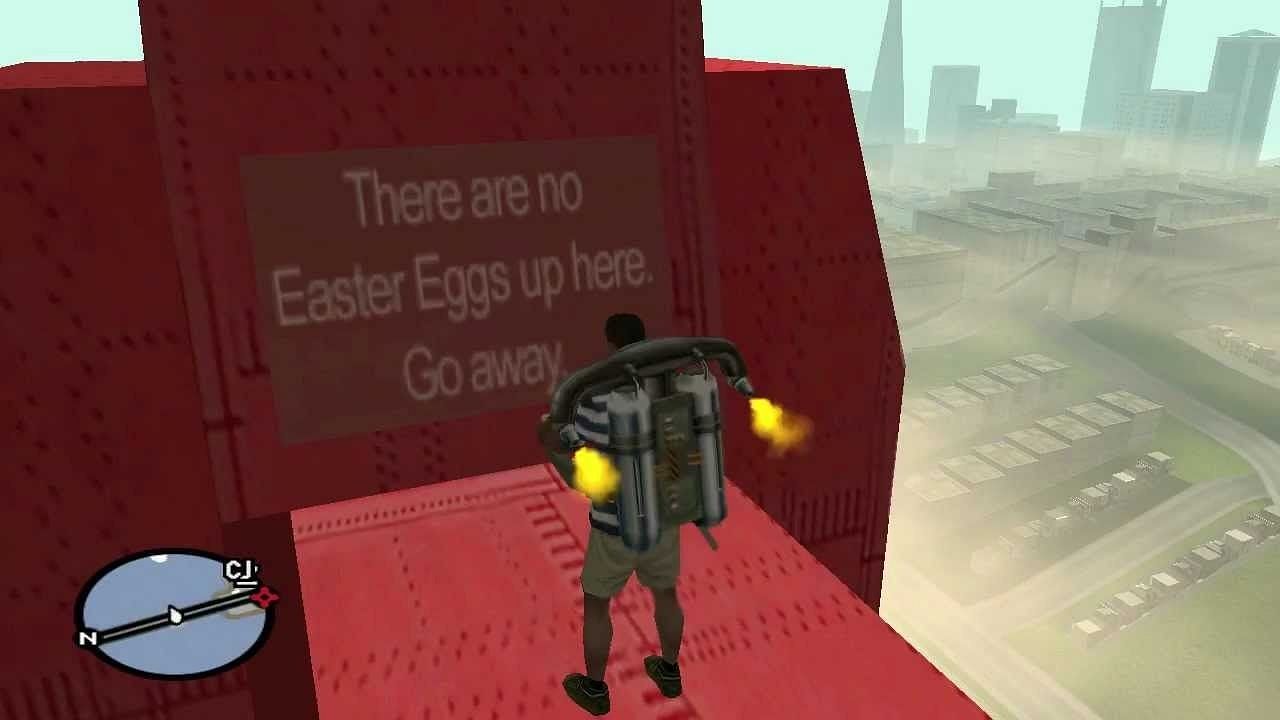 An easter egg from GTA San Andreas (Image via Quora @Adrian)