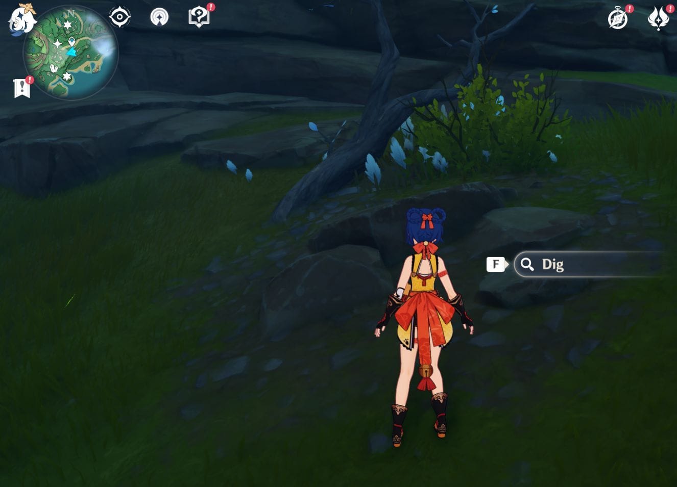 All 6 buried chest locations in Inazuma in Genshin Impact