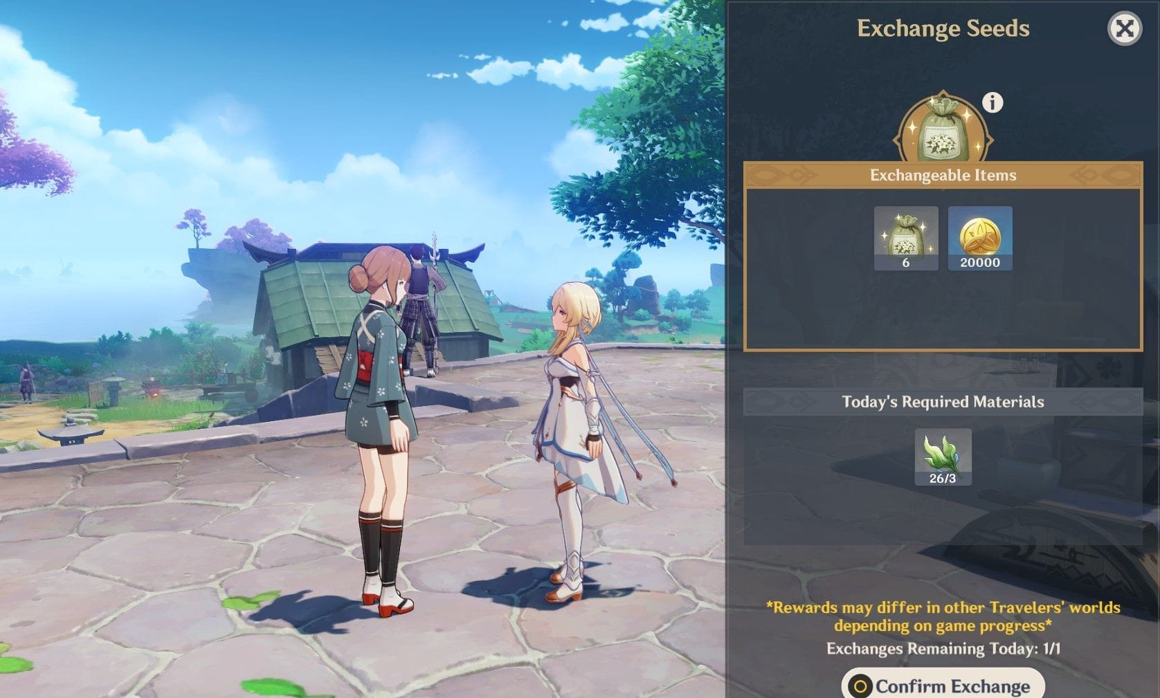 Genshin Impact Dreams of Bloom event guide planting seeds