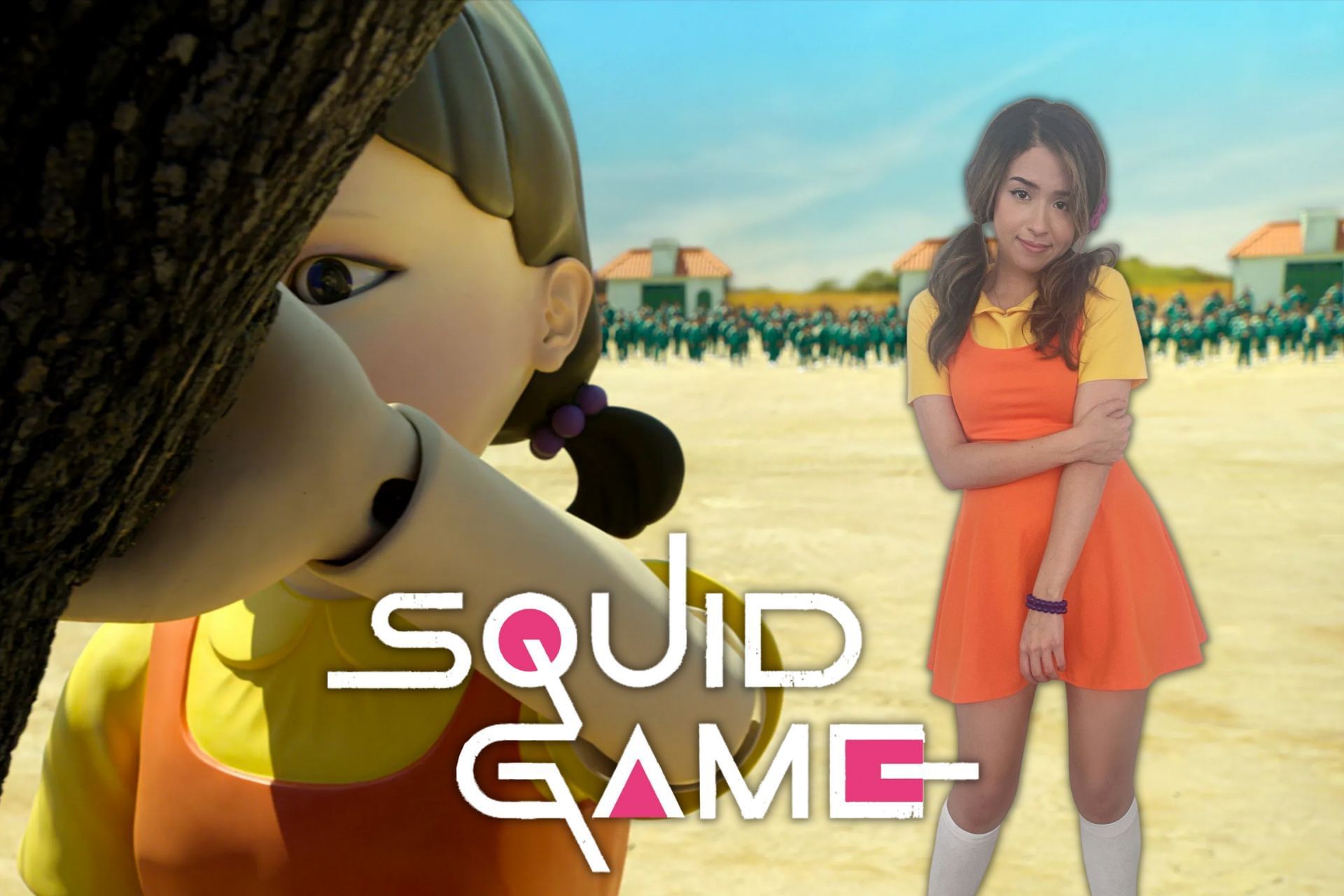 Pokimane's Squid Game inspired Halloween outfit leaves the in