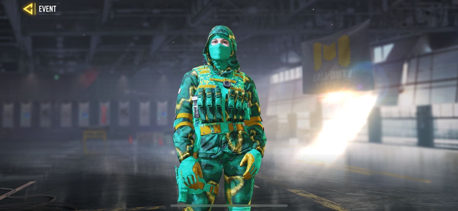 COD Mobile Charly Green Marble operator skin