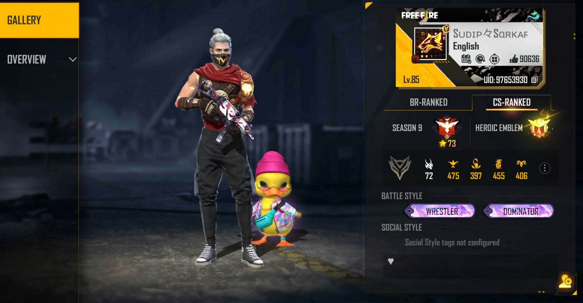 Sudip Sarkar s Free Fire ID stats Discord link monthly income and Sudip Sarkar s Free Fire ID stats Discord link monthly income and