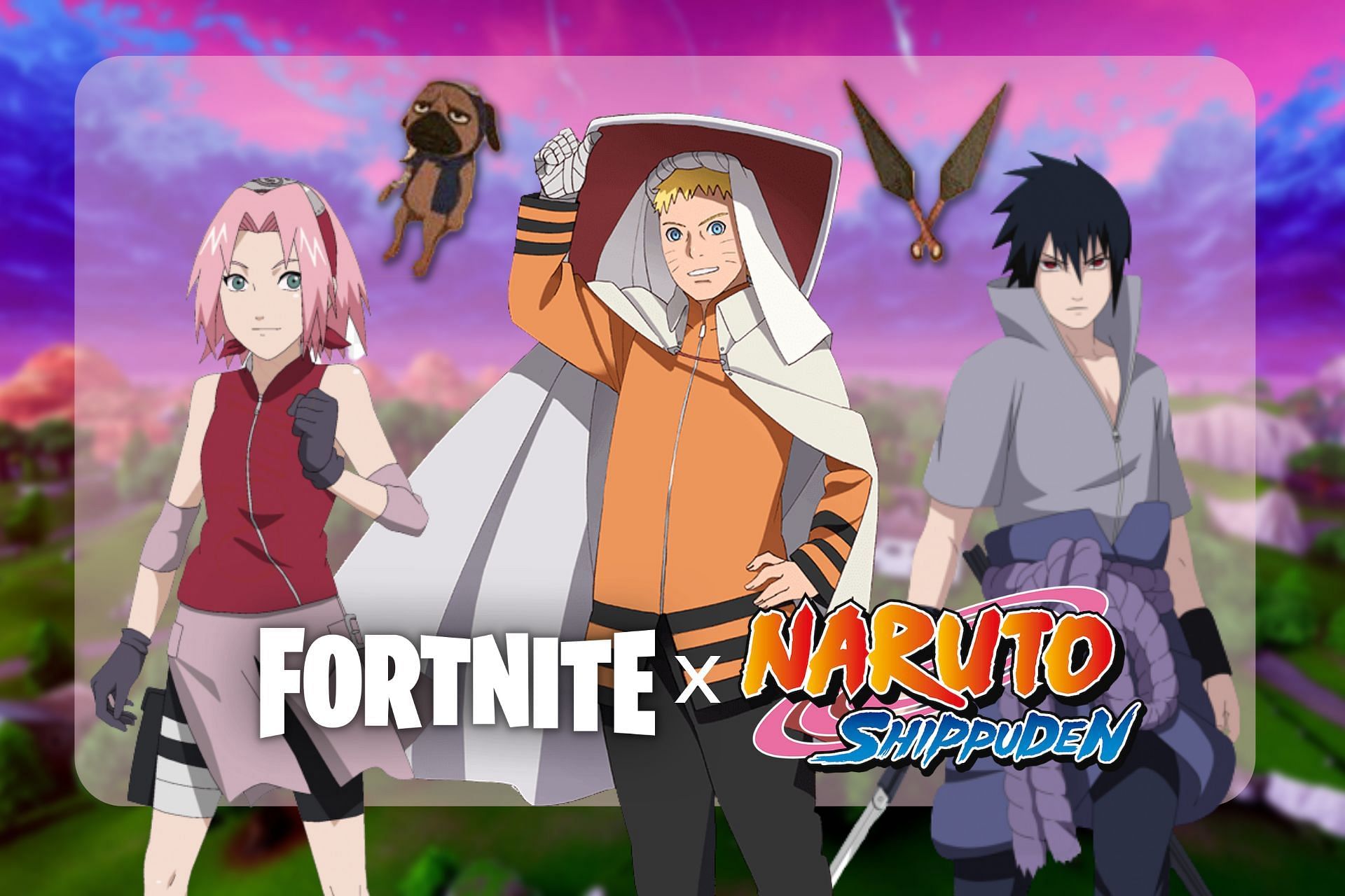 Fortnite x Naruto leak: Akamaru backbling, Hokage skin variant, Sasuke ...