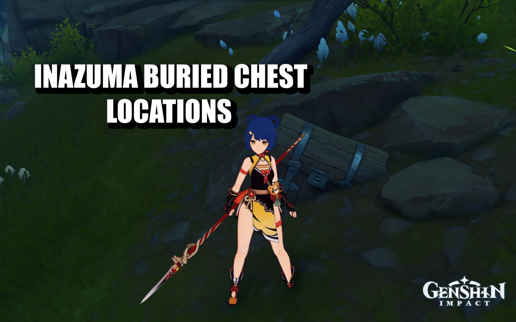 All 6 buried chest locations in Inazuma in Genshin Impact