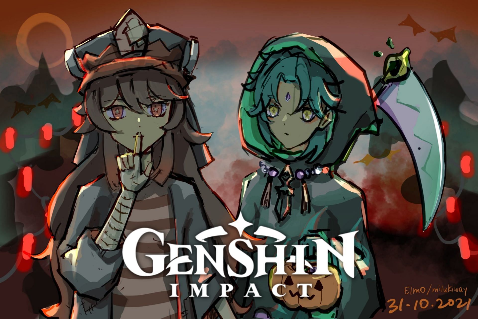 Genshin Impact Halloween fanart and cosplays are taking over the