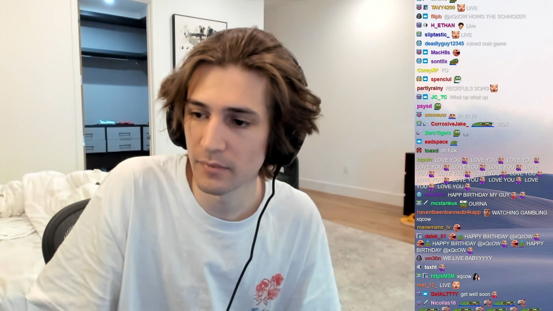 Thanks for just being here xQc has a heartfelt moment with his chat