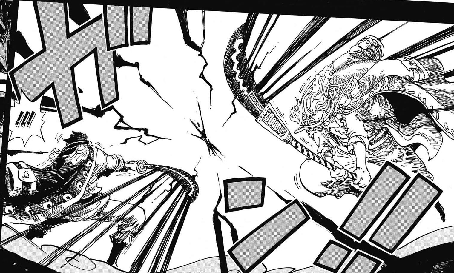 One Piece Chapter 1033 Zoro's triplecoated Advanced Conqueror's Haki