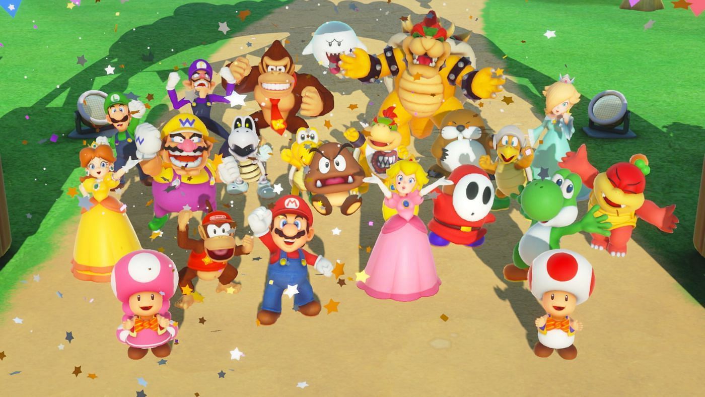 The characters of Mario Party. (Image via Nintendo)