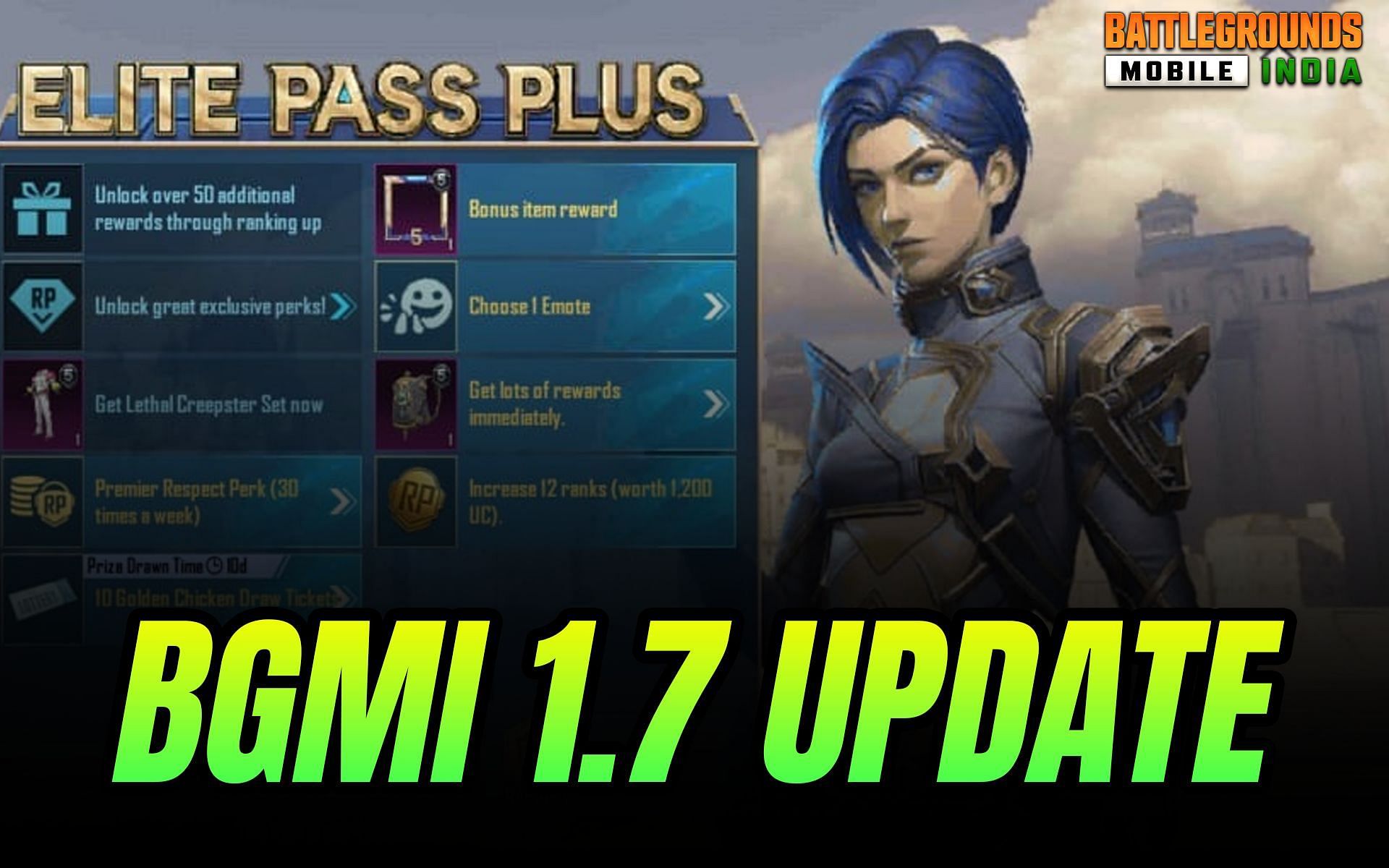 BGMI 1.7 update Royale Pass details and start time (Image via Sportskeeda)