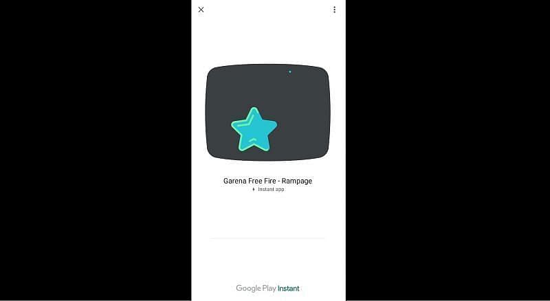 Google Play Instant feature of Free Fire (Image via Google Play Store)