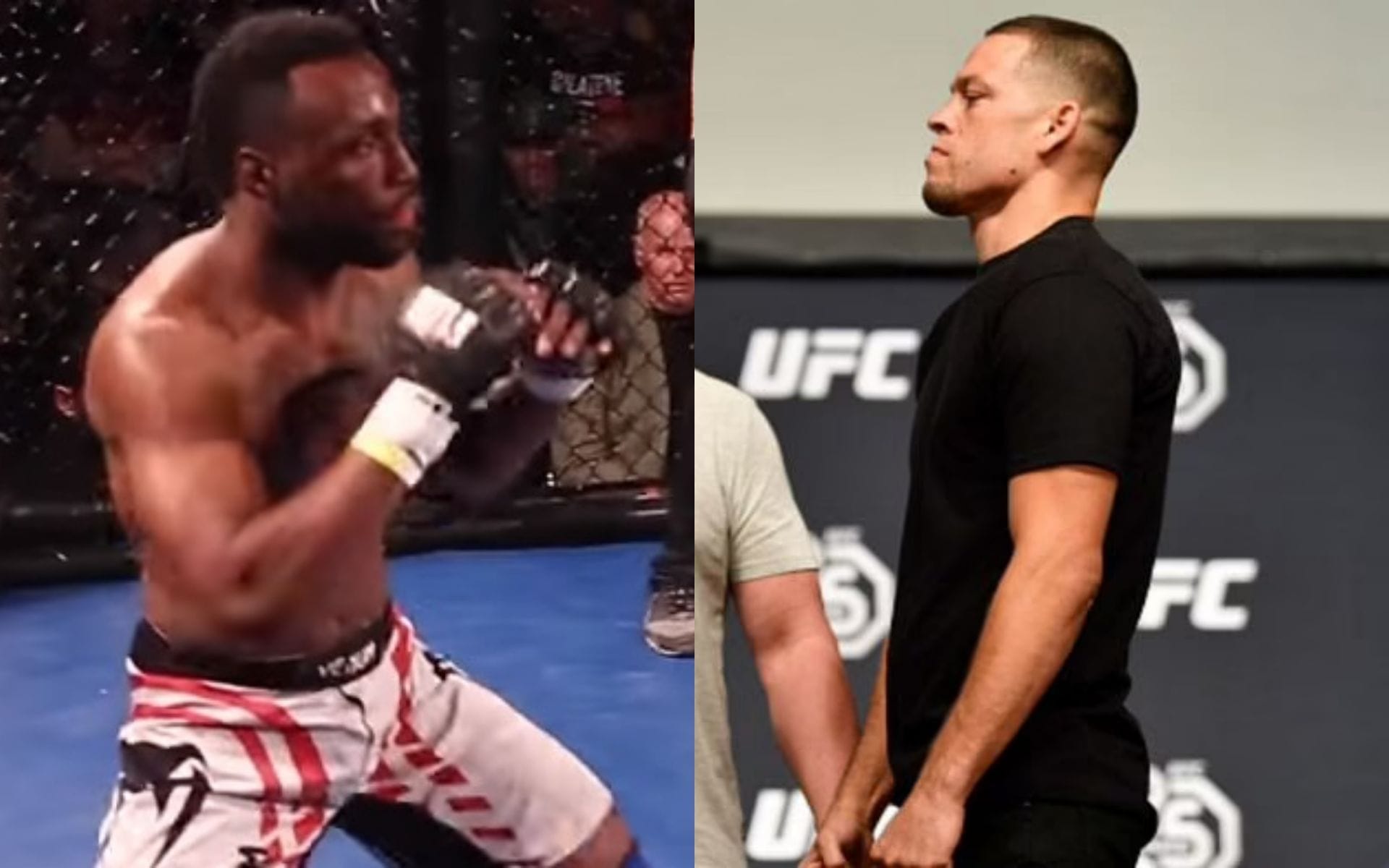 Nate Diaz fake punch Man who flinched claims he could knock the