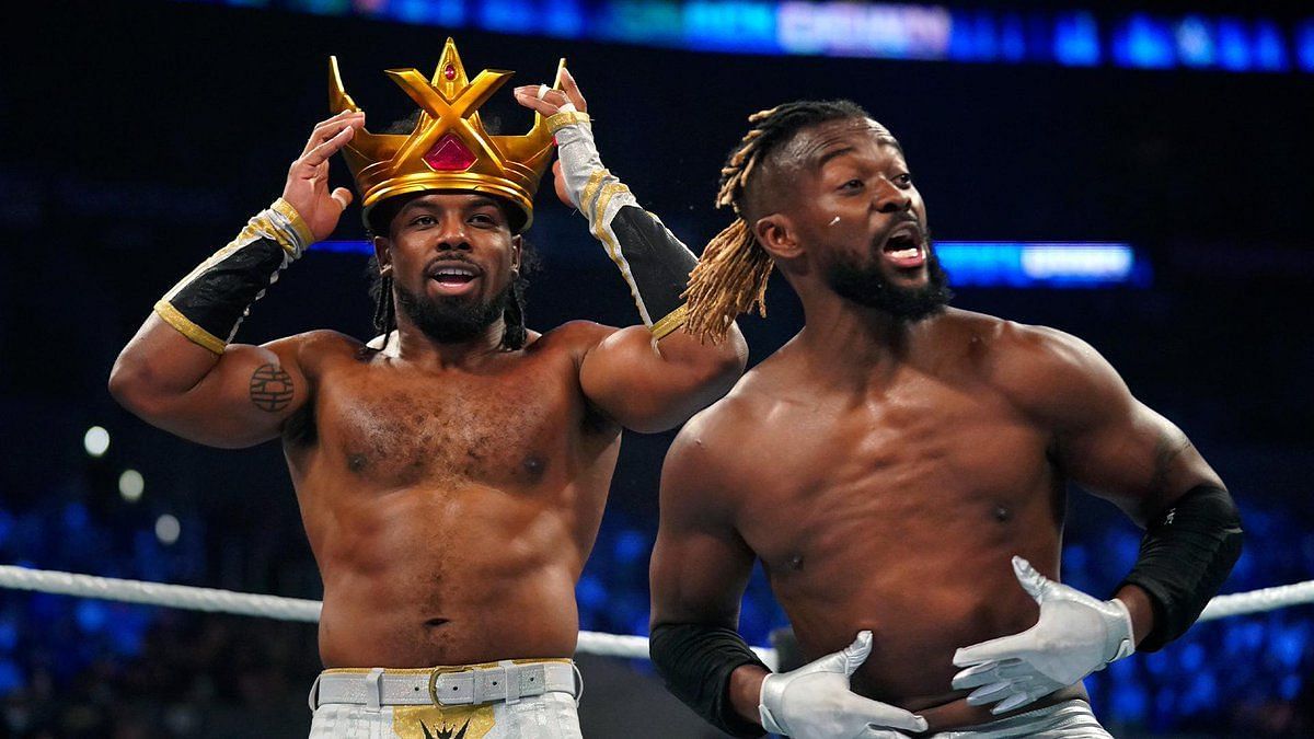 King Woods and Sir Kofi won the triple-threat match on SmackDown
