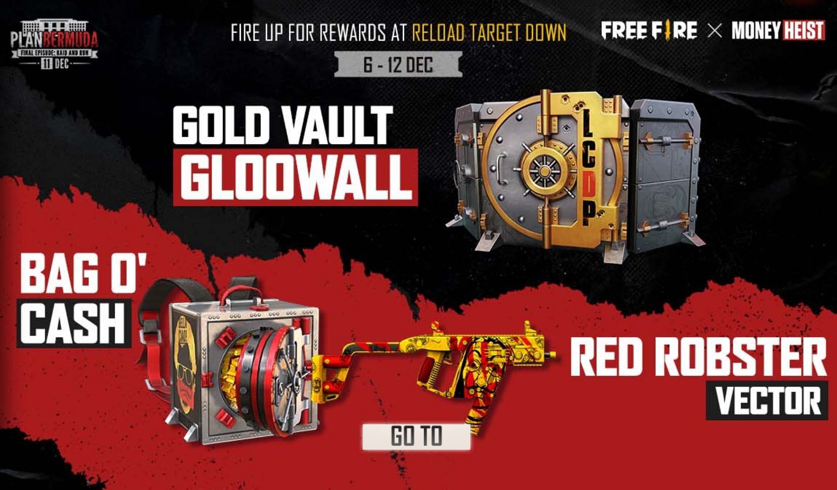Multiple rewards are available in this event (Image via Free Fire)