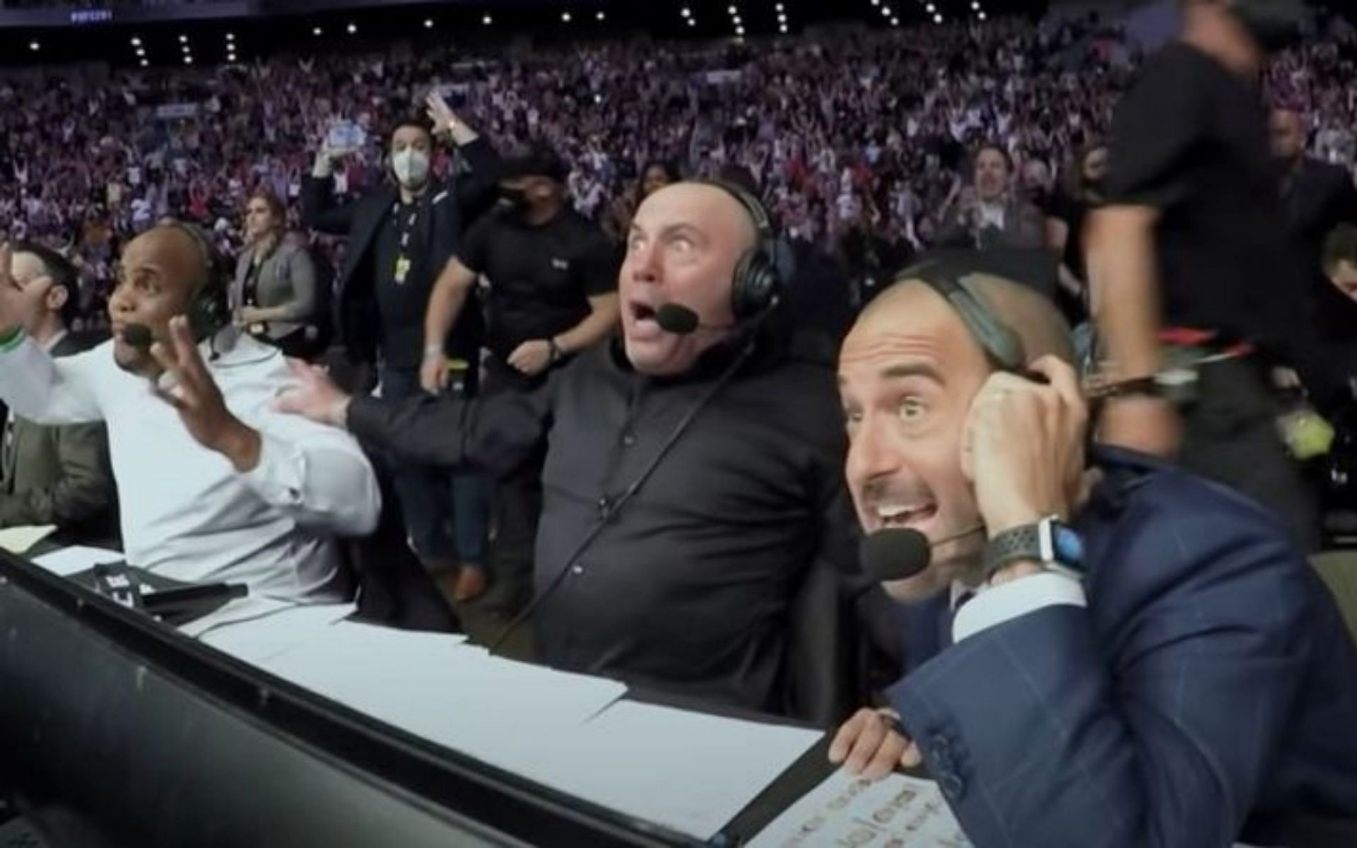 UFC 269: Watch: Joe Rogan, Daniel Cormier, and Jon Anik's animated ...