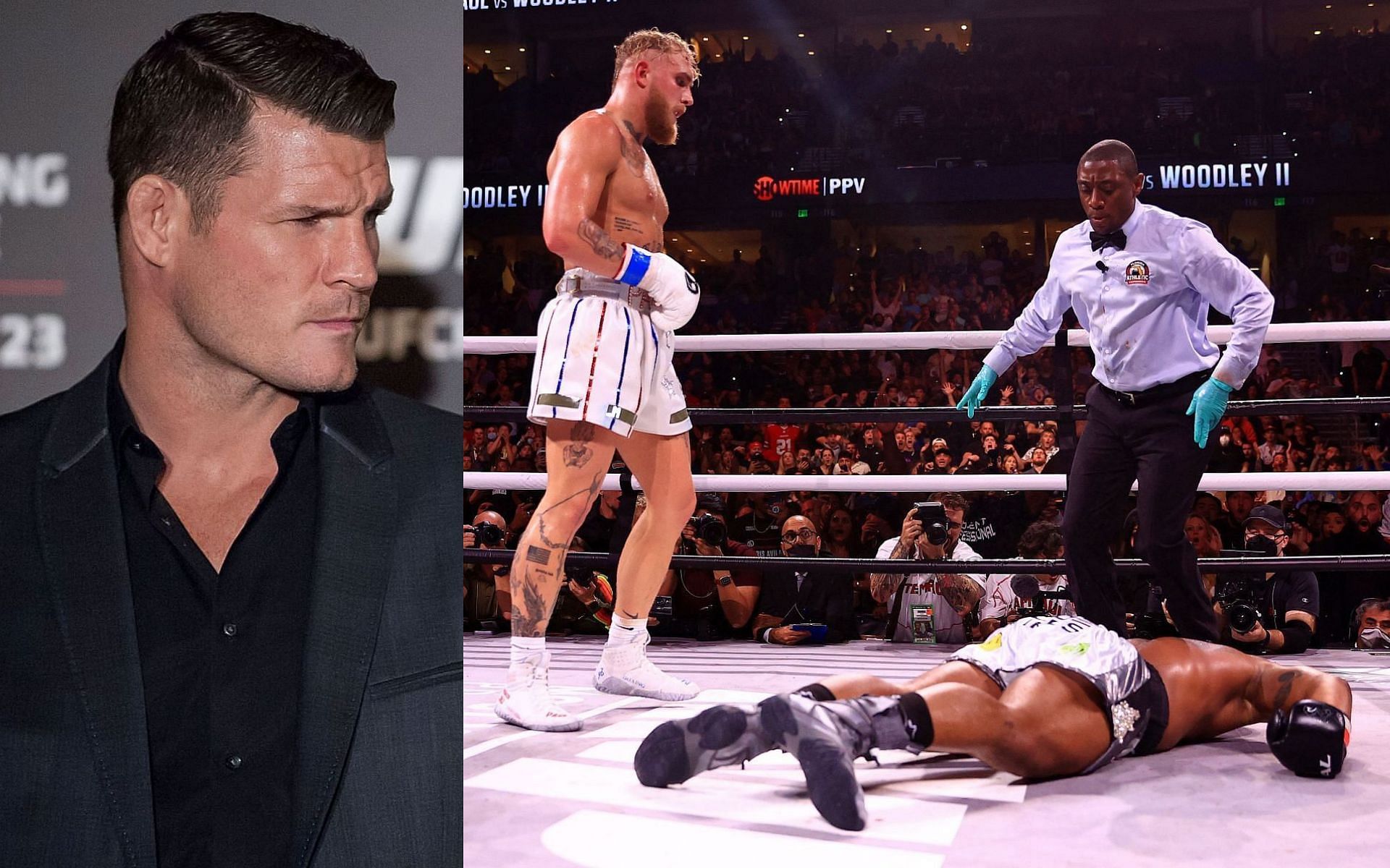 Michael Bisping reacts to Jake Paul&#039;s KO of Tyron Woodley