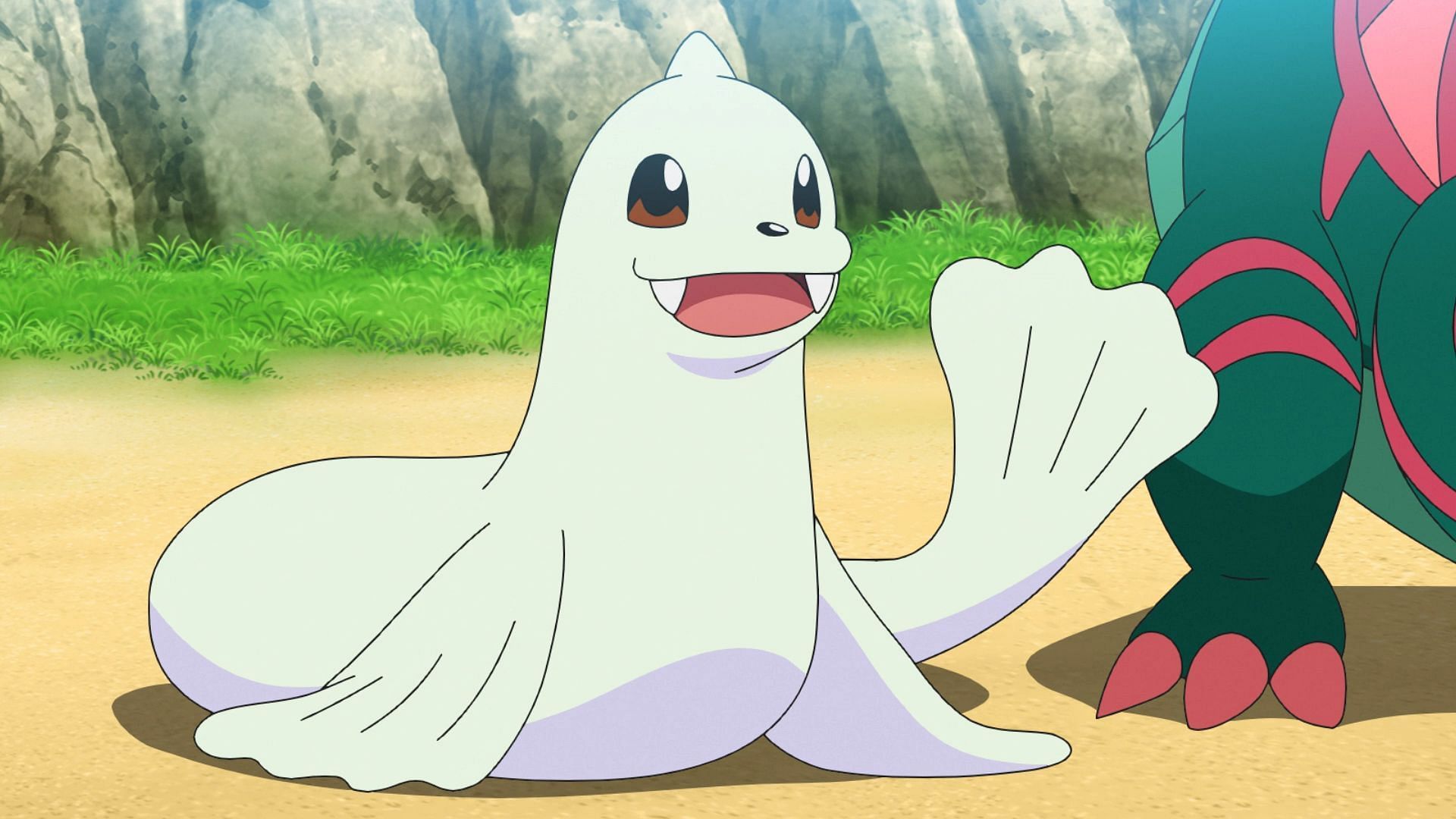 Goh&#039;s Dewgong as seen in the Pokemon anime (Image via The Pokemon Company)