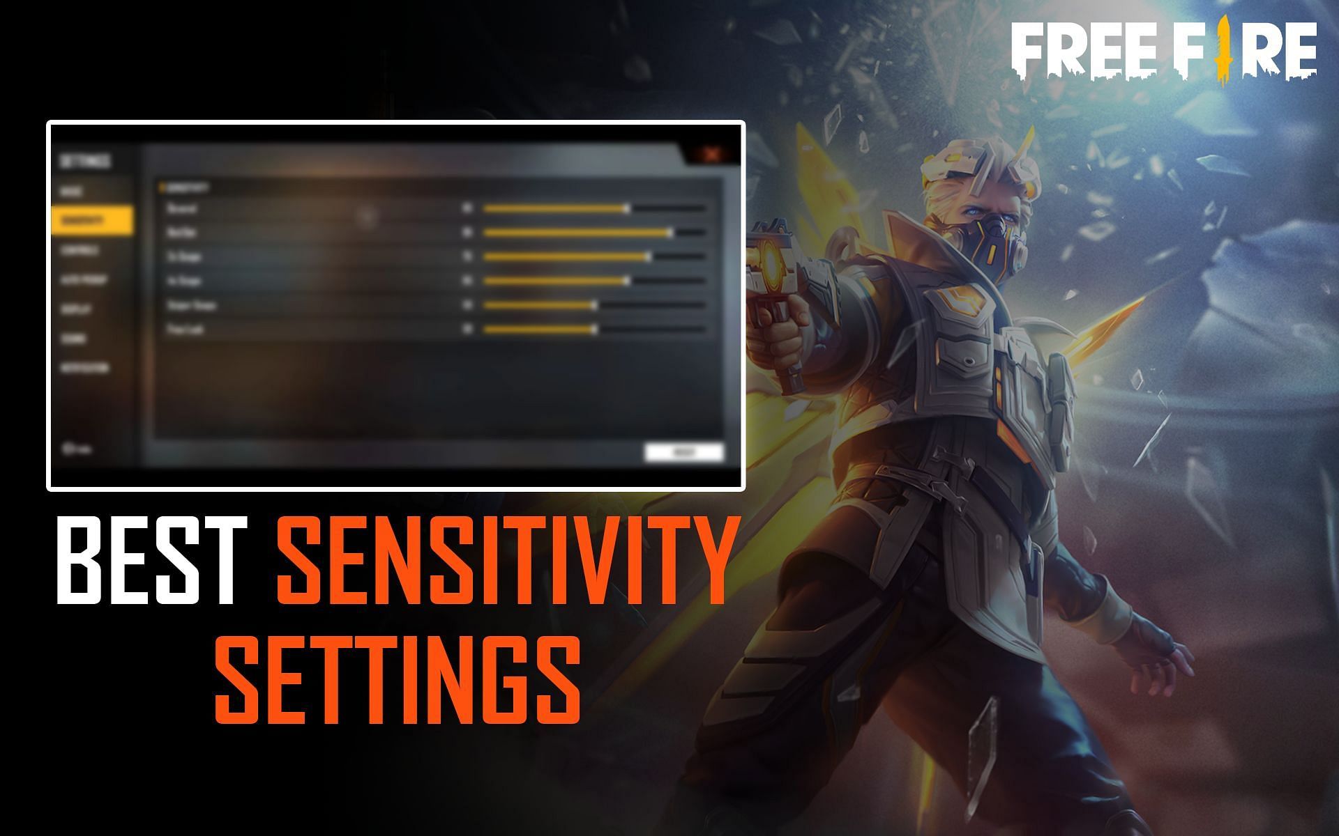 best sensitivity for free fire gameplay