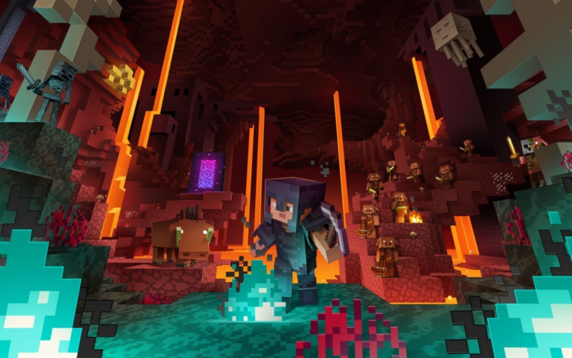 Ranking the Nether biomes in Minecraft based on the ease of mining