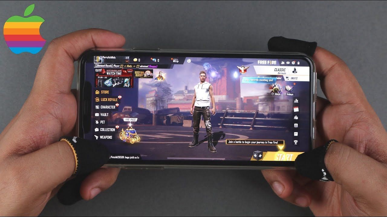 free fire best player phone