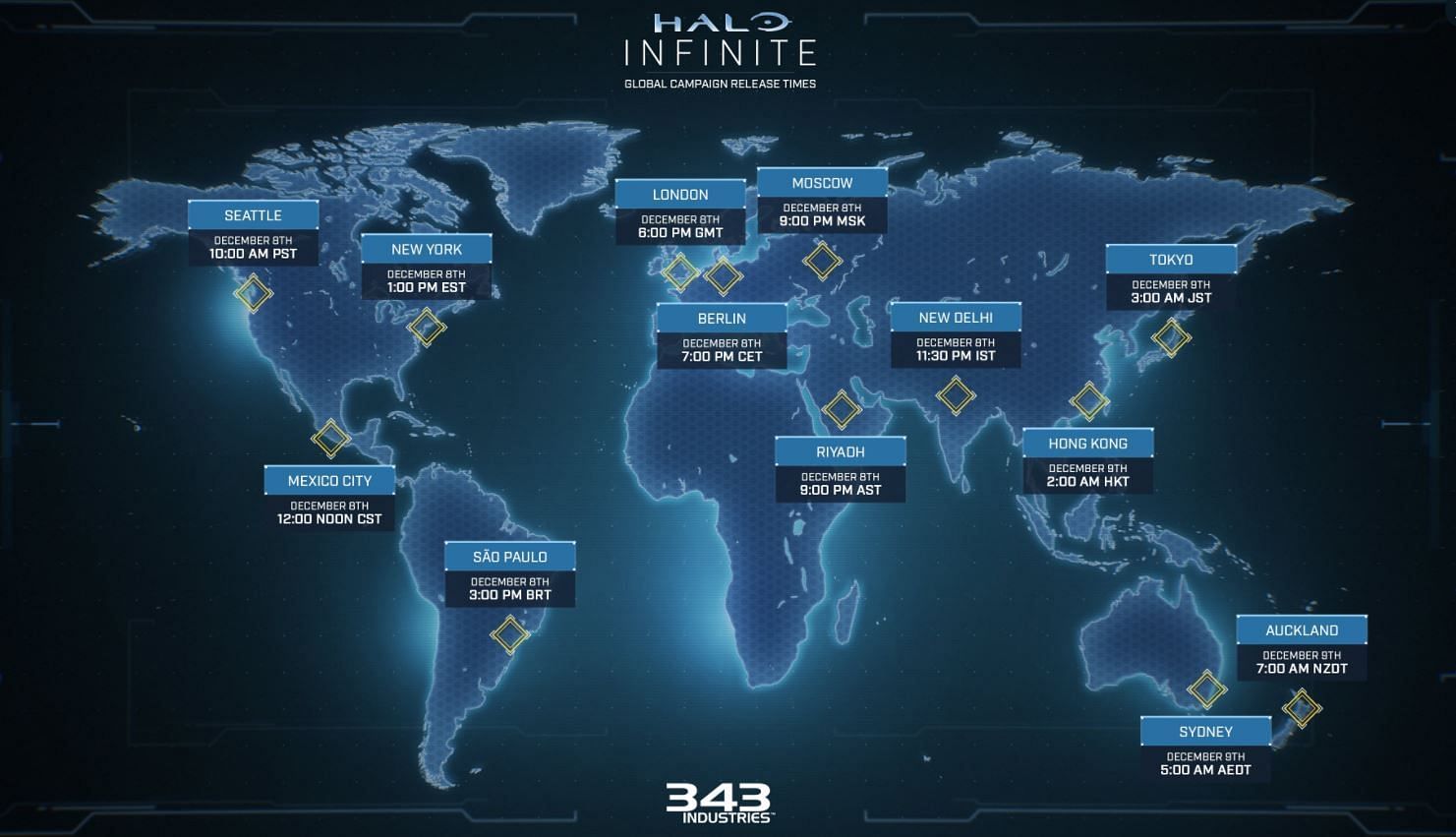 Halo Infinite launch date and time (Image by 343 industries)