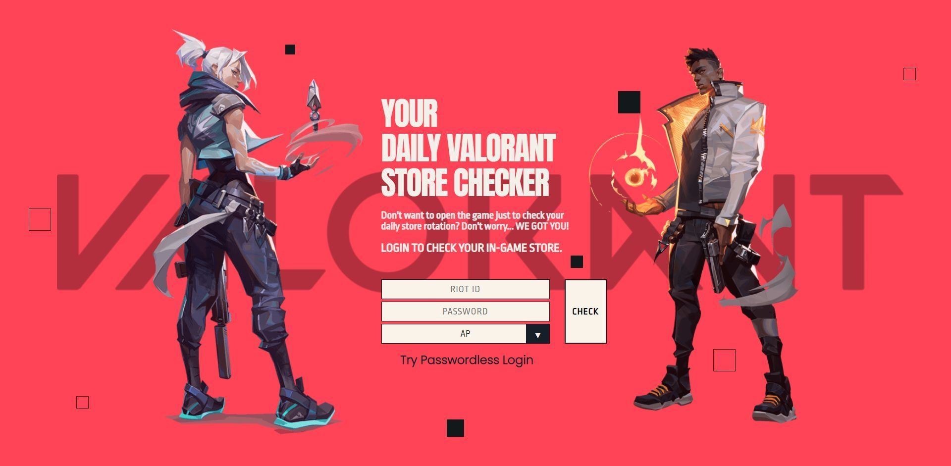 How can Valorant players check the ingame store online?