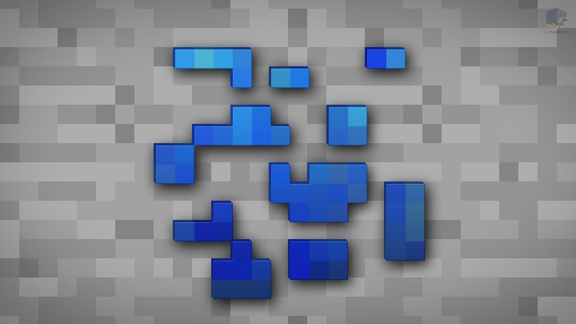 Lapis Lazuli ore in Minecraft (Image via Minecraft)