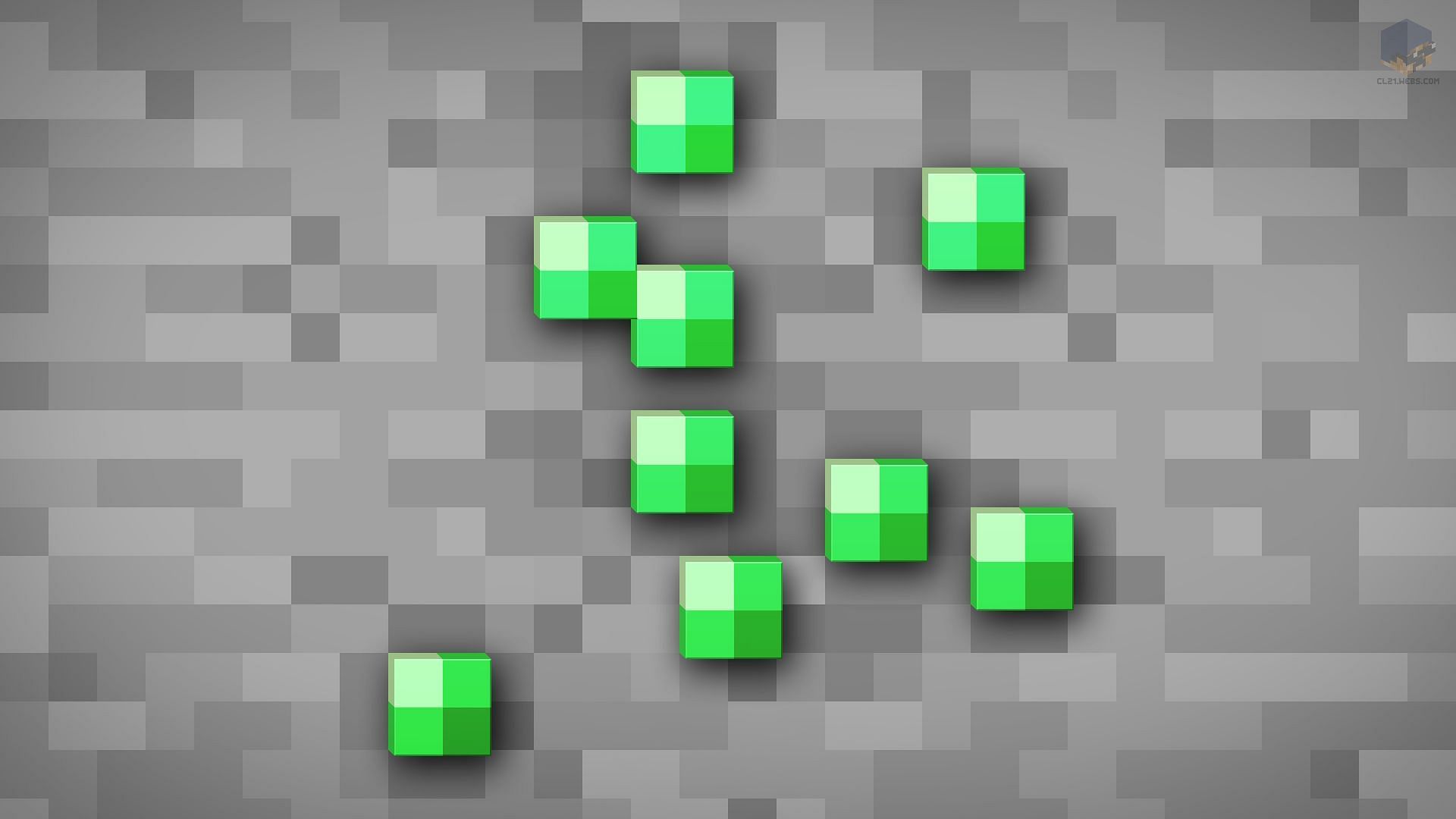 Emerald ore in Minecraft (Image via Minecraft)