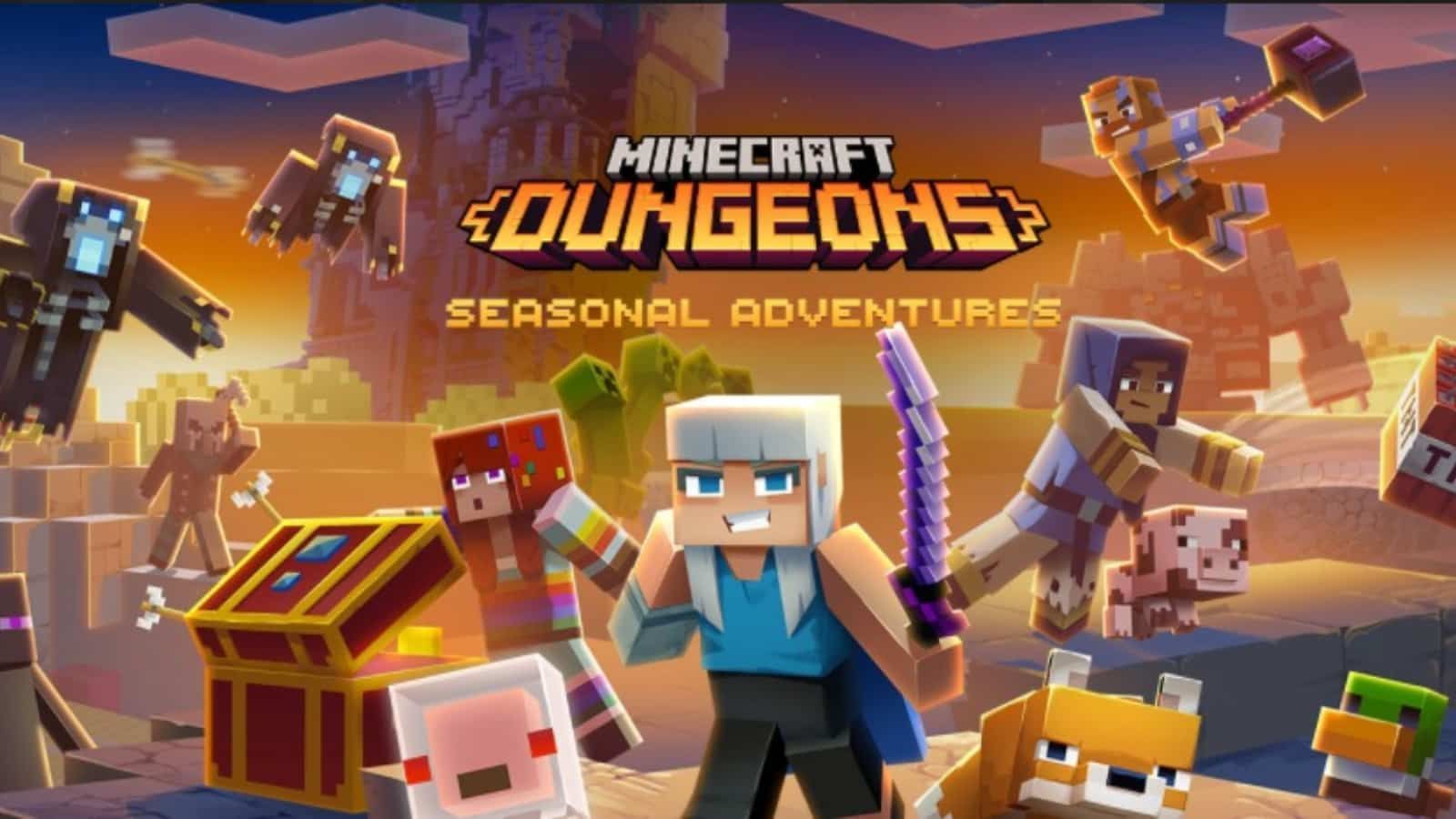 How to unlock seasonal rewards in new Minecraft Dungeons update