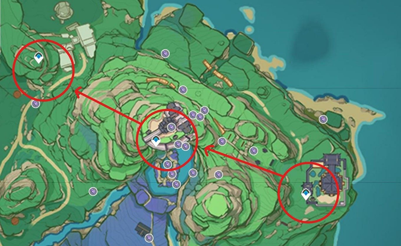 Genshin Impact: All Onikabuto locations with farming routes in Inazuma