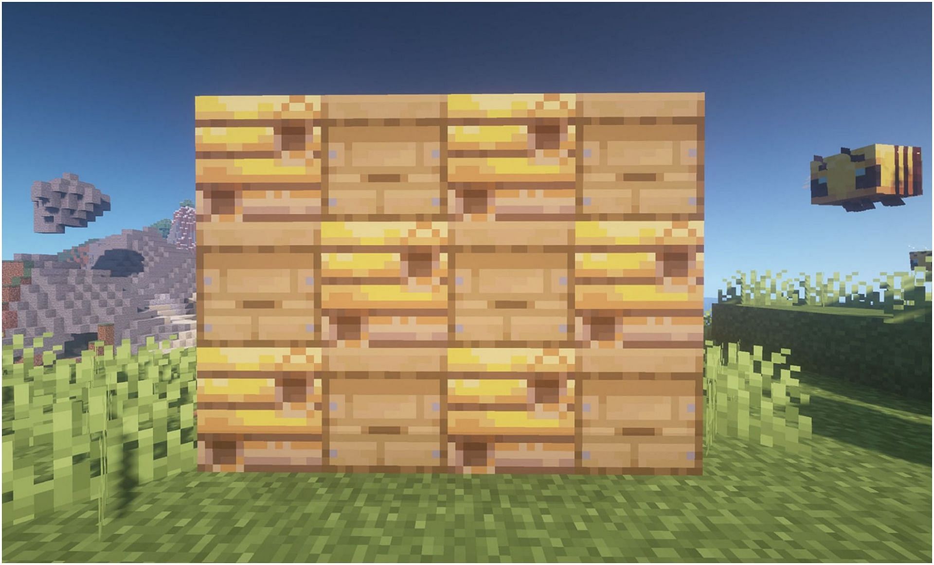 Where to find beehive in Minecraft Bedrock Edition?