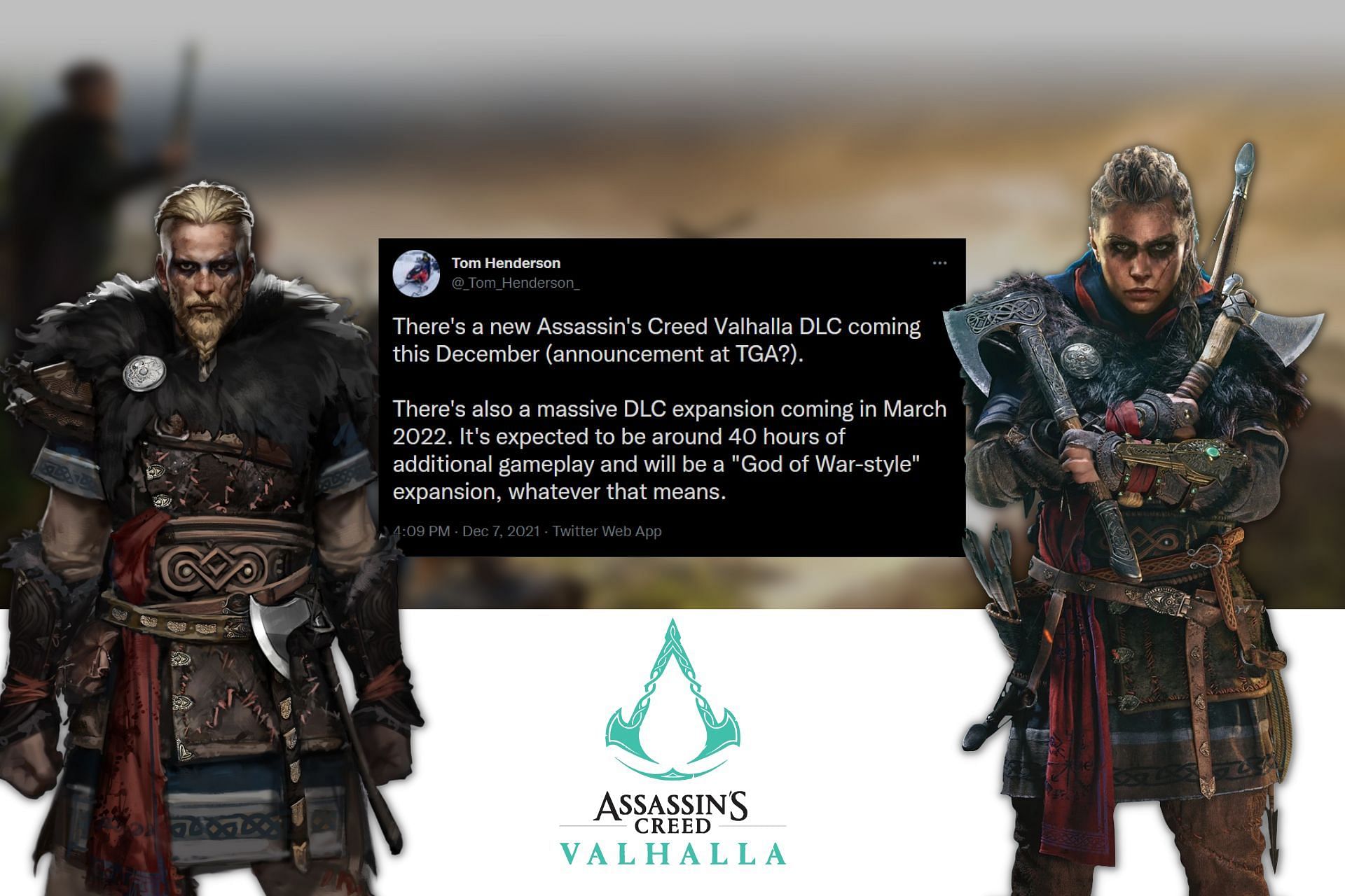Assassin&#039;s Creed Valhalla DLC Wrath of The Druids was officially promoted by Tourism Ireland (image via Sportskeeda)