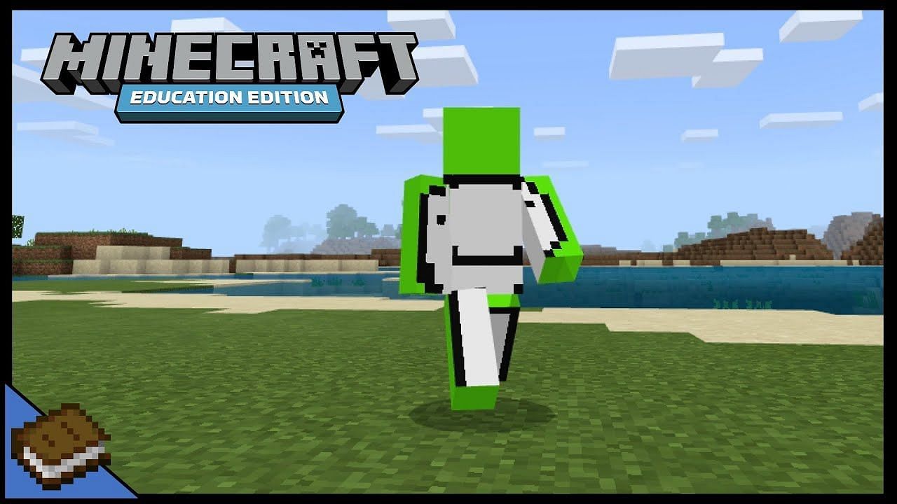 Dream's eponymous skin is widely available to the Minecraft community (Image via Mojang)