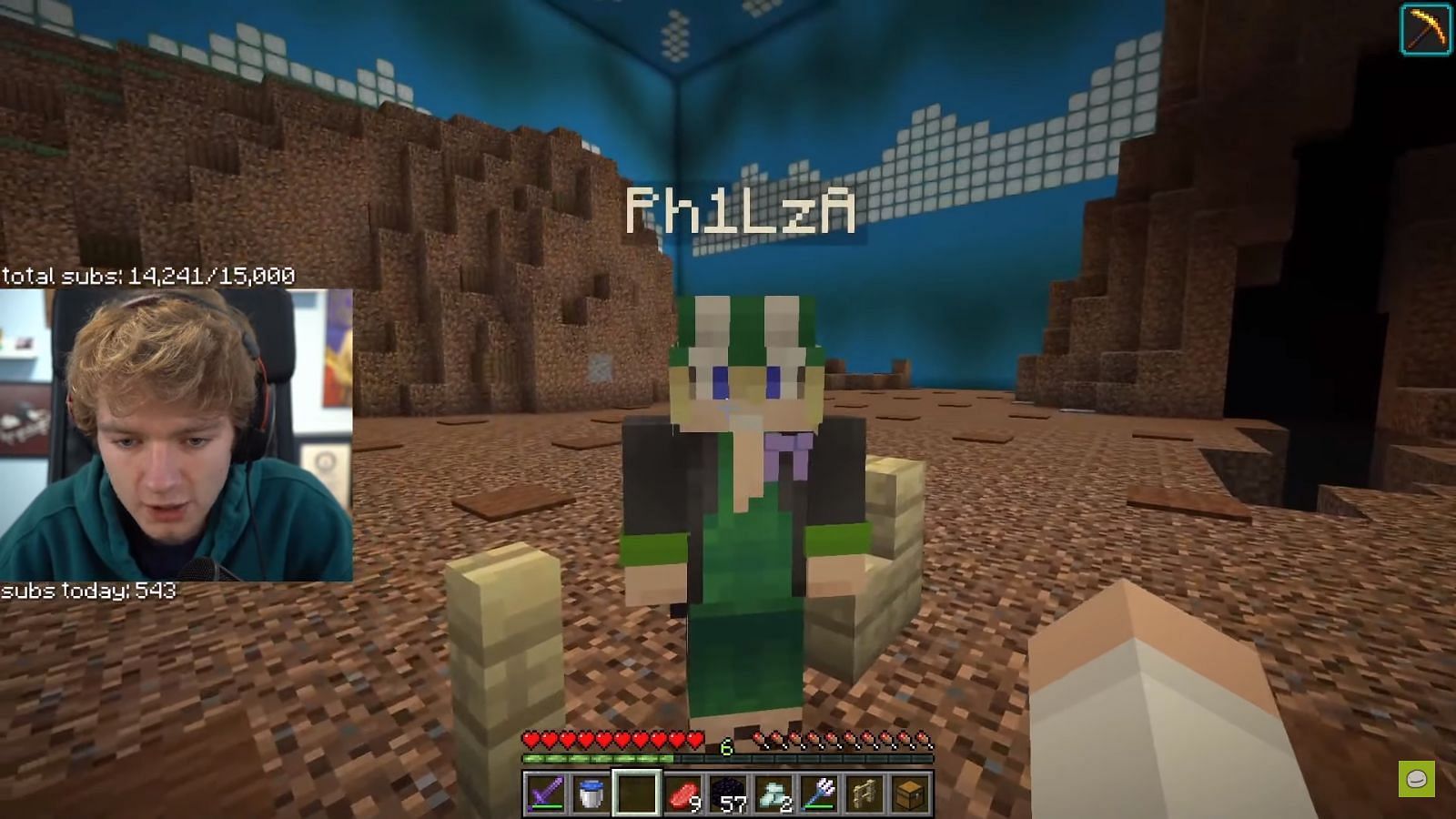 Minecraft streamer Ph1LzA teaches TommyInnit a lesson in Dream SMP