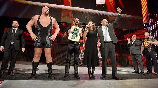 Seth Rollins with the Authority