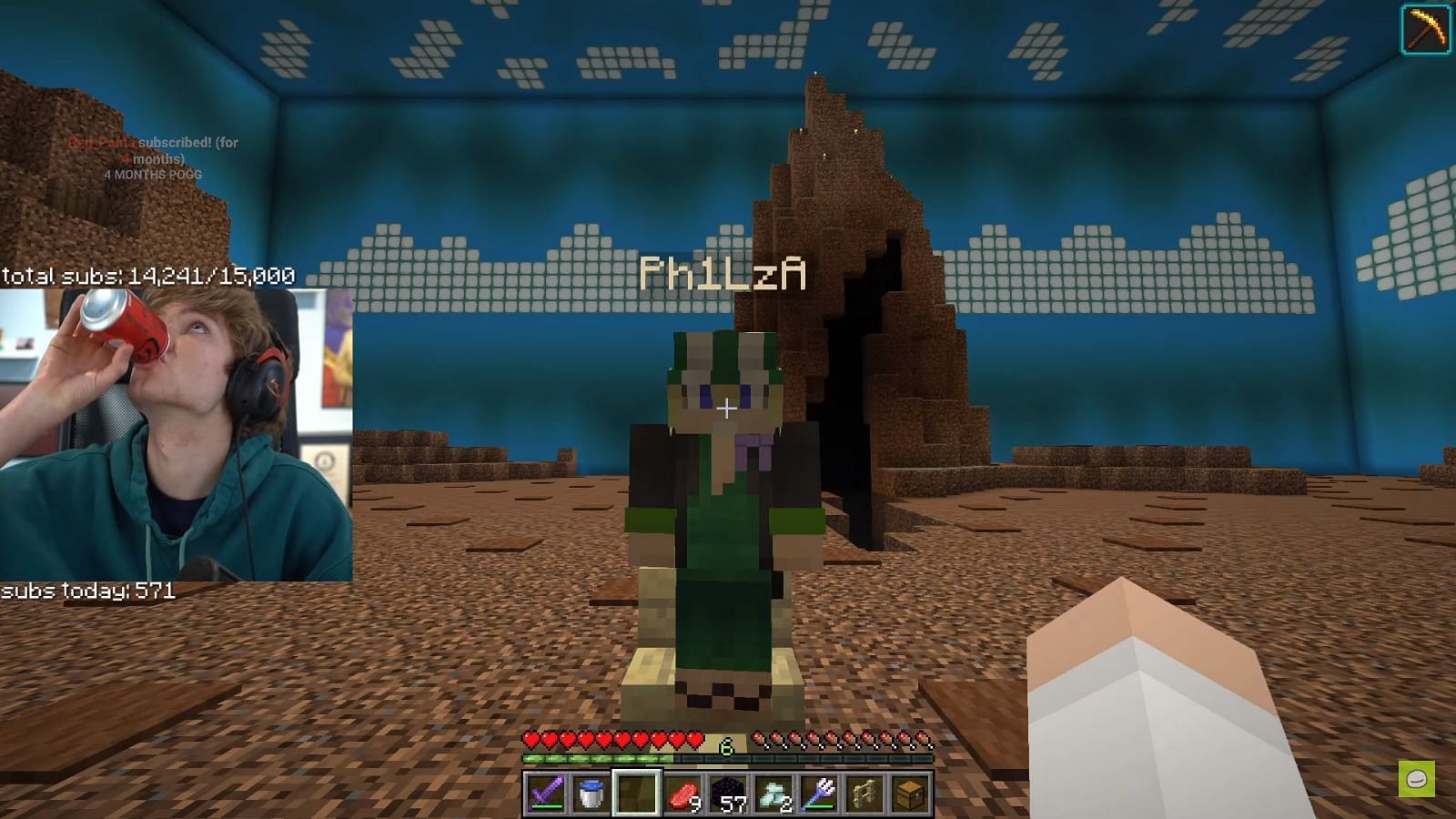 Minecraft Streamer Ph1LzA Teaches TommyInnit A Lesson In Dream SMP