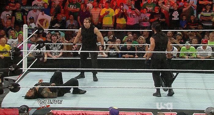 Seth turned on Dean and Roman