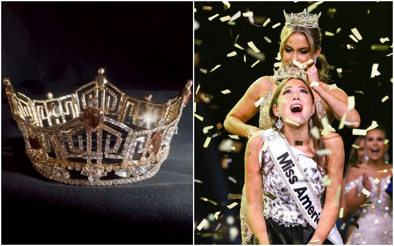 Miss America Crown(left), Emma Broyles(right) (Image via Miss America/Instagram)