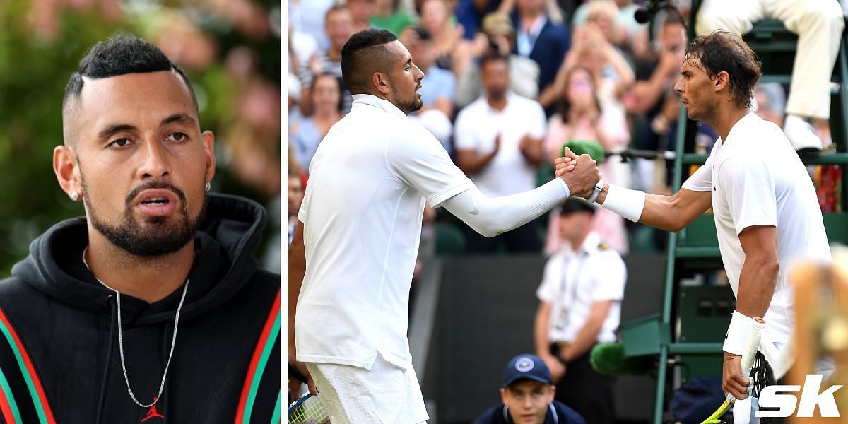 Watch: Nick Kyrgios Reacts To Rafael Nadal's Signature Forehand Passing ...