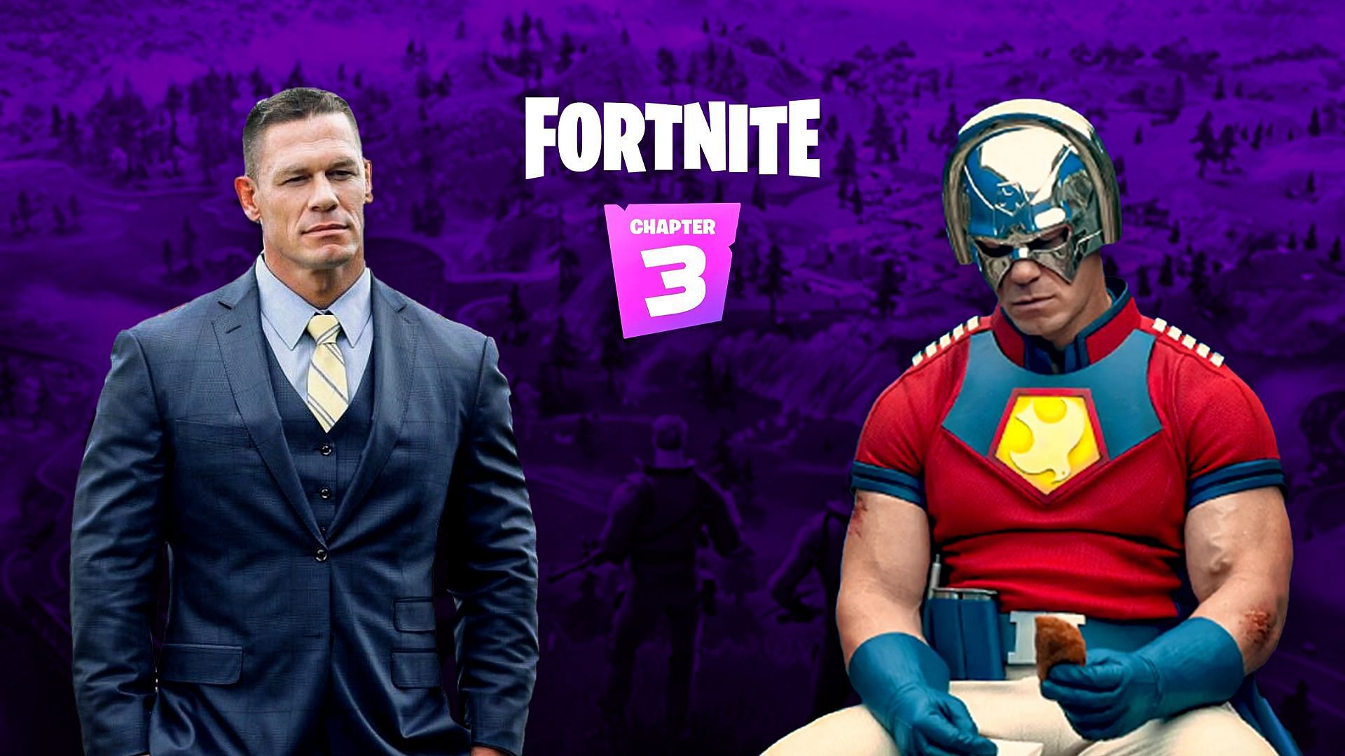 The Peacemaker will soon bring peace to Fortnite Chapter 3 (Image via Sportskeeda)