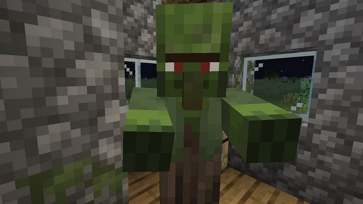 Zombie villager (Image via Minecraft)