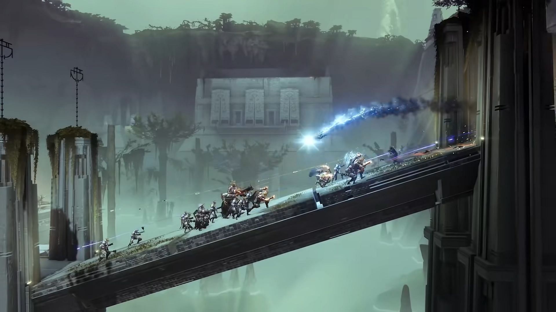 Guardians fighting the Scorns in the new Destiny 2 trailer (Image via Bungie)