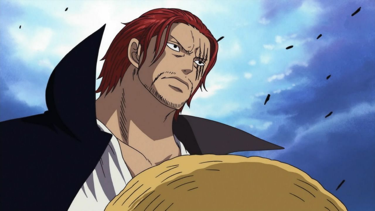 Shanks as seen in the series&#039; anime. (Image via Toei Animation)