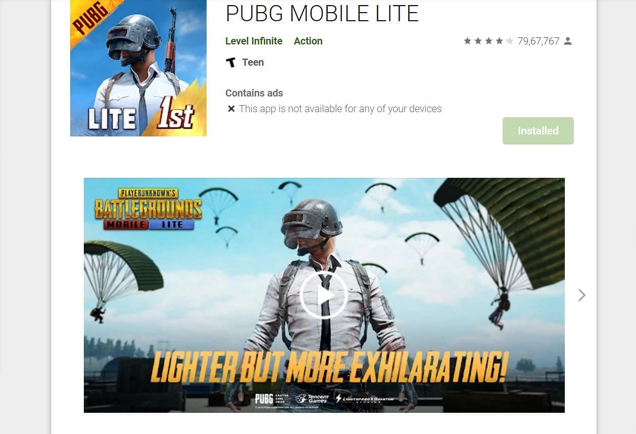 Press the install button (Image via Google Play Store)
