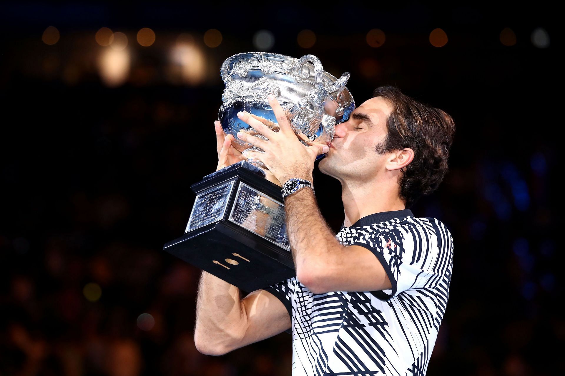 Roger defeated four Top-10 players to win the 2017 Australian Open