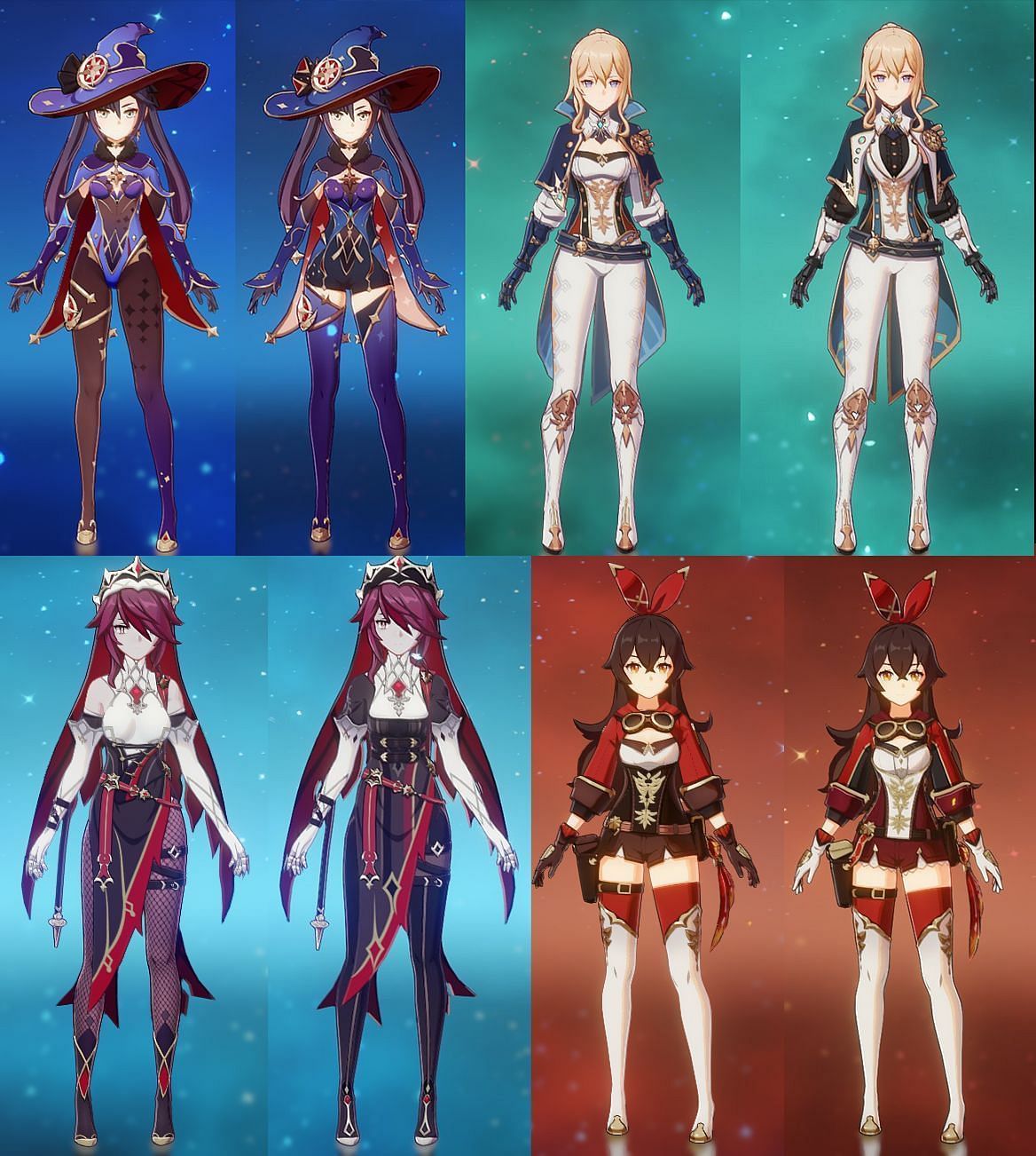 Genshin Impact 25 Leaks Reveal Various Alternative Outfits