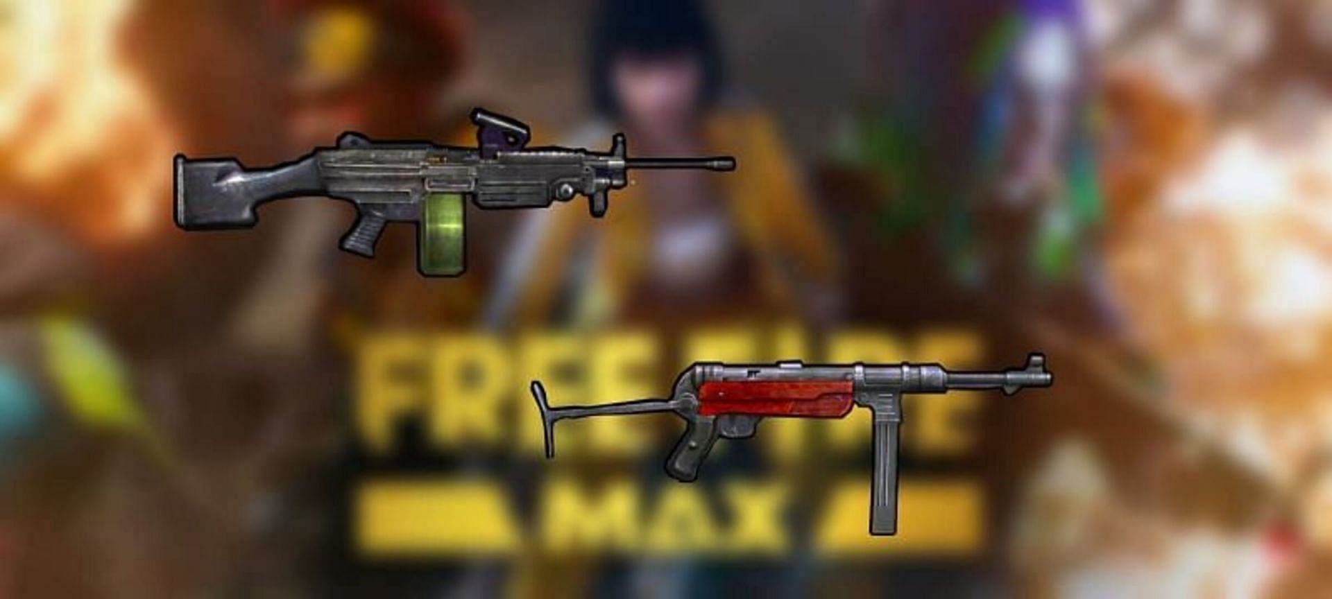 MP40 and M249 (Image via Garena)