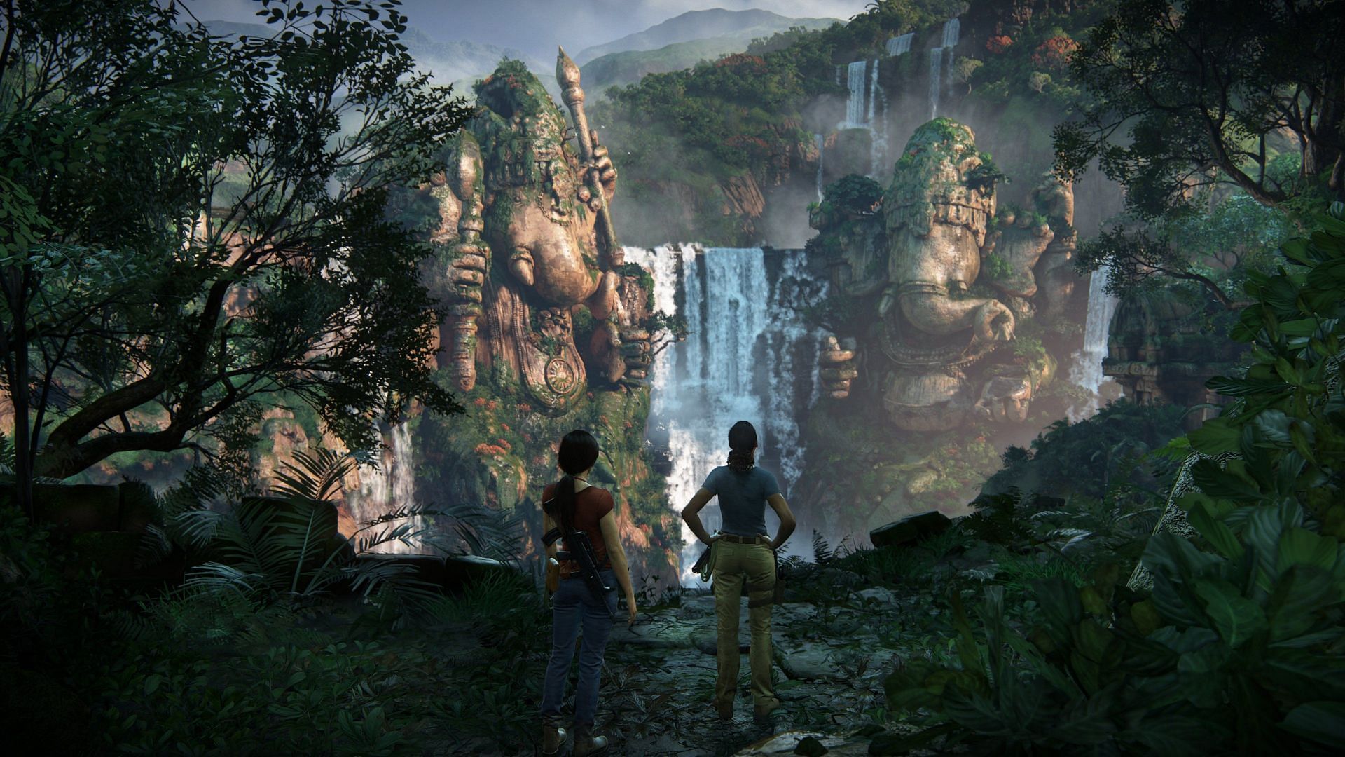 Uncharted: The Lost Legacy brings back Nathan Drake and Chloe Fraser (Image via Playstation)