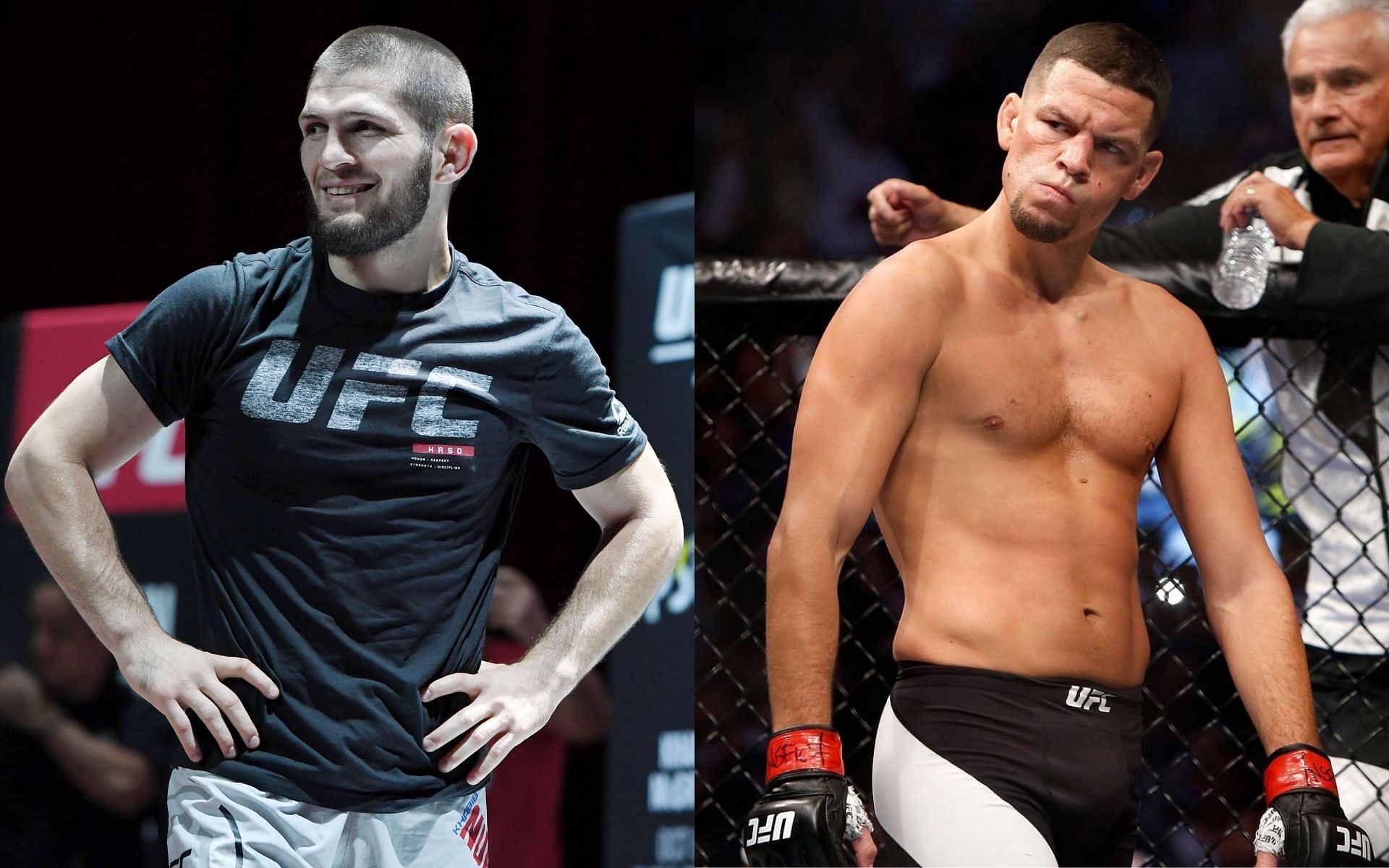 Watch: When Nate Diaz claimed he slapped Khabib Nurmagomedov for ...